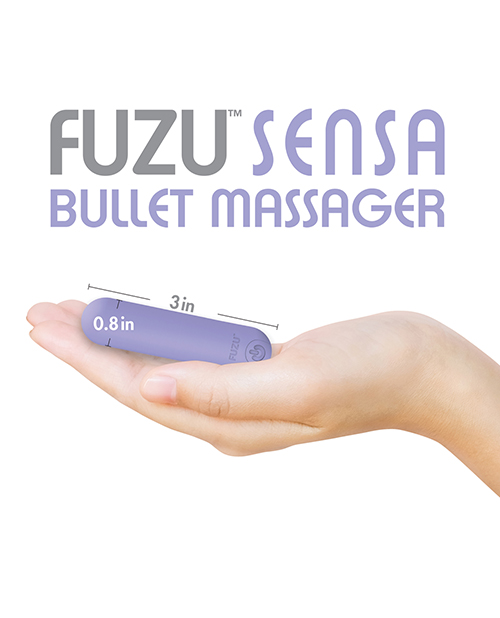 Thumbnail for Fuzu Sensa Activated Rechargeable Bullet Massager - Pastel Purple