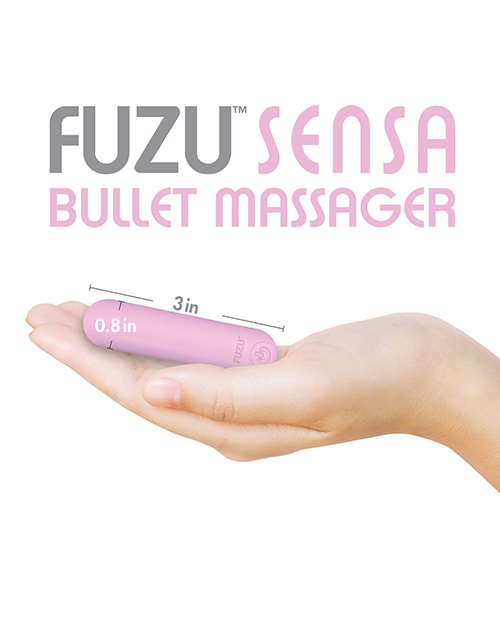 Thumbnail for Fuzu Sensa Activated Rechargeable Bullet Massager - Pastel Pink