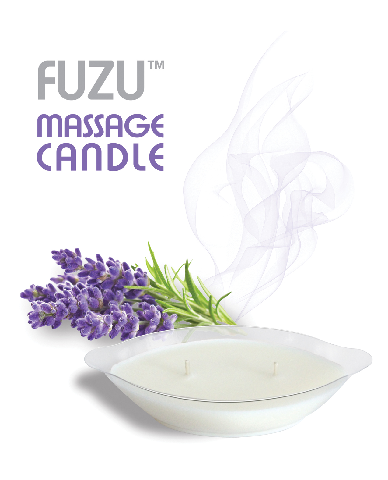 Thumbnail for Fuzu Massage Candle - 4 oz Lavender Mist
