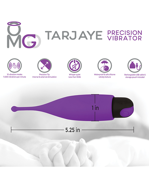 Thumbnail for OMG Tarjaye Travel Size Precision Stimulator - Purple