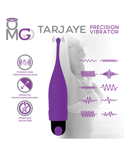 Thumbnail for OMG Tarjaye Travel Size Precision Stimulator - Purple