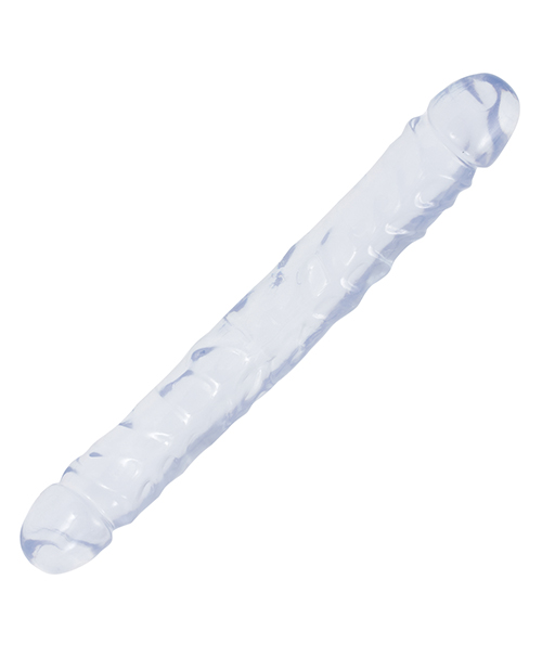 Thumbnail for Crystal Jellies 12&quot; Jr. Double Dong - Clear