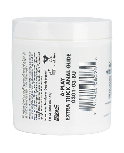 Thumbnail for A Play Extra Thick Anal Glide w/Cushioning Oil based Formula - 4.5 oz