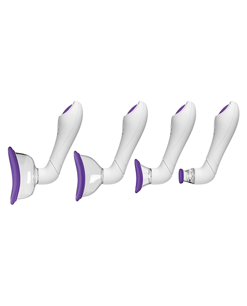 Thumbnail for Bloom Intimate Body Automatic Vibrating Rechargeable Pump - Purple/White