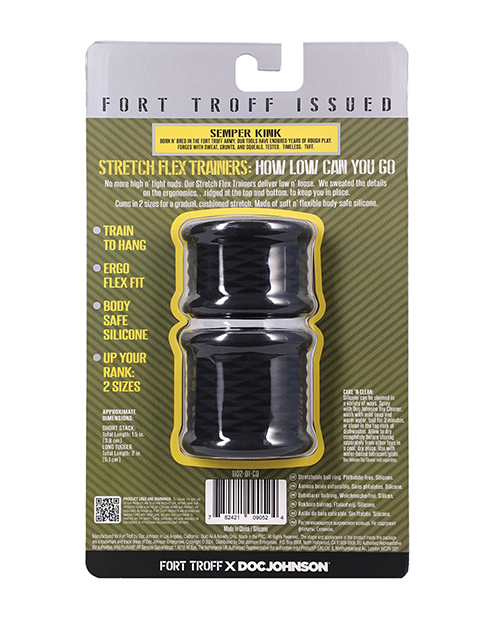 Thumbnail for Fort Troff Stretch Flex Trainers Silicone Ball Stretcher Kit - Black