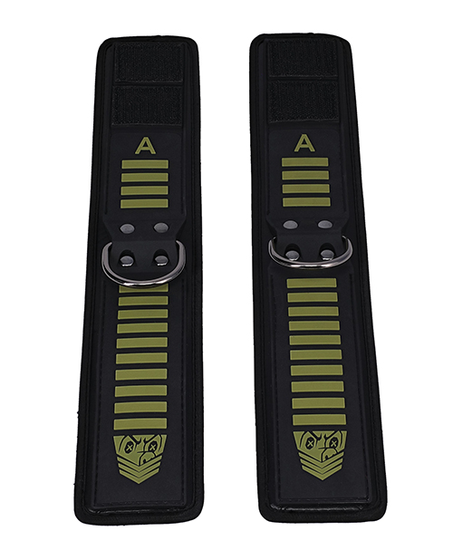 Thumbnail for Fort Troff Tactical Ankle Cuffs - Black/Green