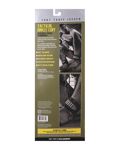 Thumbnail for Fort Troff Tactical Ankle Cuffs - Black/Green