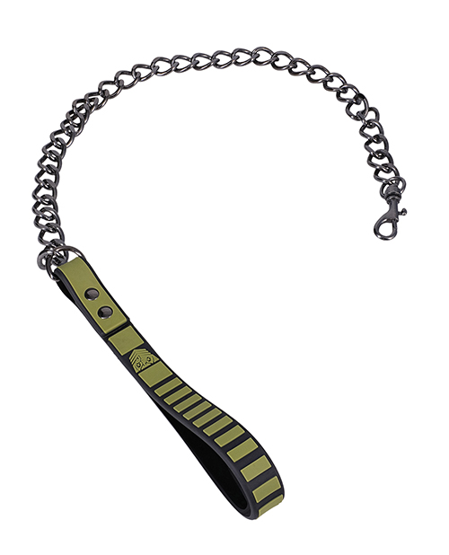 Thumbnail for Fort Troff Tactical Collar & Leash - Black/Green
