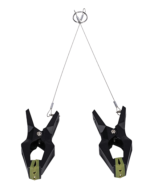 Thumbnail for Fort Troff Hardwire Hanger Nipple Clamps - Black