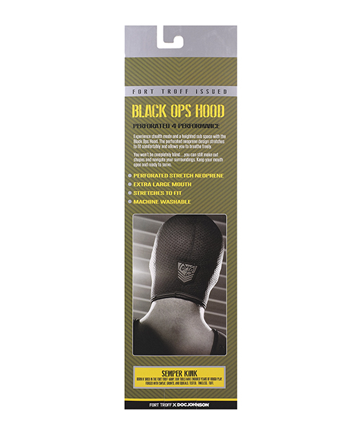Thumbnail for Fort Troff Black Ops Hood - Regular, Black