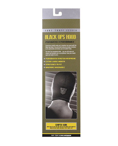 Thumbnail for Fort Troff Black Ops Hood - Large, Black