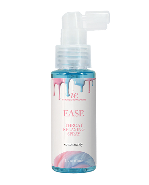 Thumbnail for Intimate Enhancements Ease Throat Relaxing Spray - Cotton Candy 2 oz