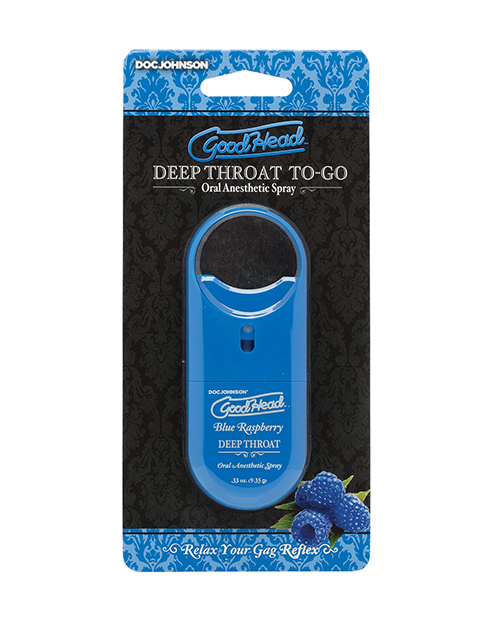 GoodHead Deep Throat Spray To-Go - Blue Raspberry