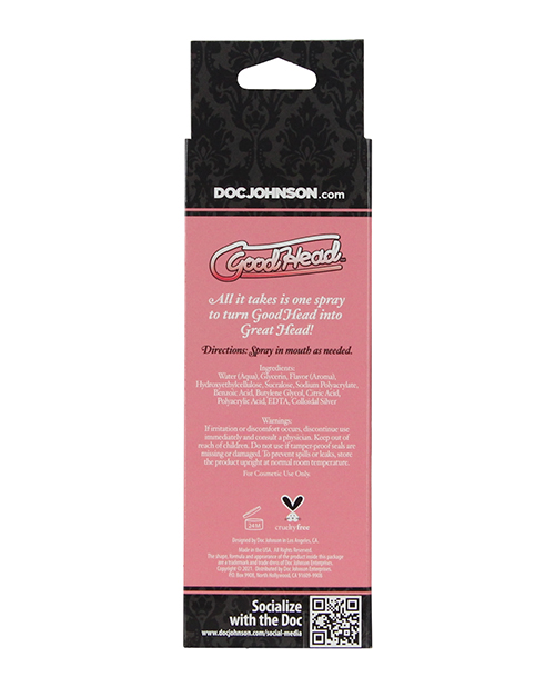 Thumbnail for GoodHead Juicy Head Dry Mouth Spray - 2 oz Pink Lemonade