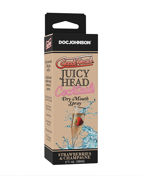 GoodHead Juicy Head Cocktails Dry Mouth Spray - Strawberries &amp; Champagne