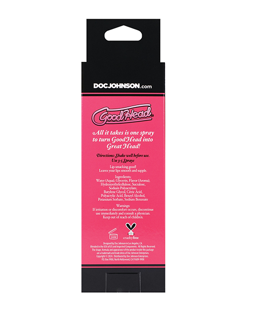 Thumbnail for GoodHead Juicy Head Dry Mouth Spray - 2 oz Spray Bottle Sour Strawberry