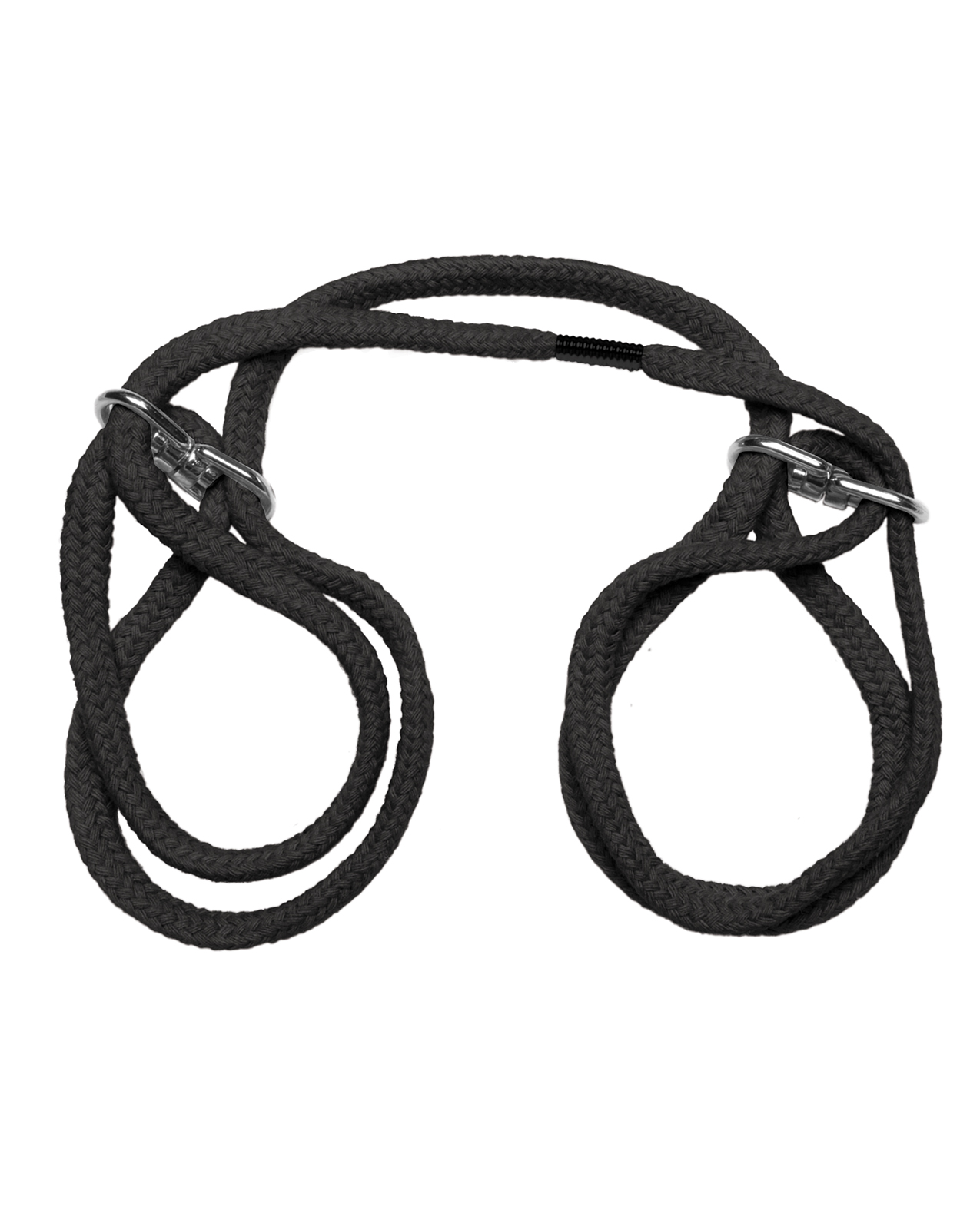 Thumbnail for Japanese Style Bondage Wrist or Ankle Cotton Rope - Black
