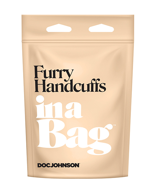 Thumbnail for In A Bag Furry Handcuffs - Black