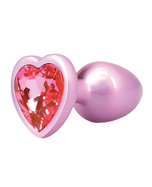 Thumbnail for Booty Bling Jeweled Metal Plug - Small Pink