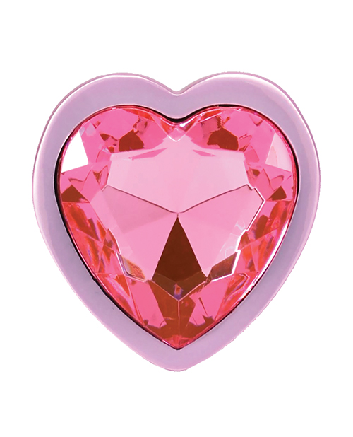 Thumbnail for Booty Bling Jeweled Metal Plug - Small Pink
