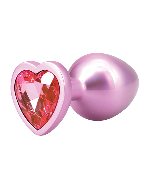 Thumbnail for Booty Bling Jeweled Metal Plug - Medium Pink