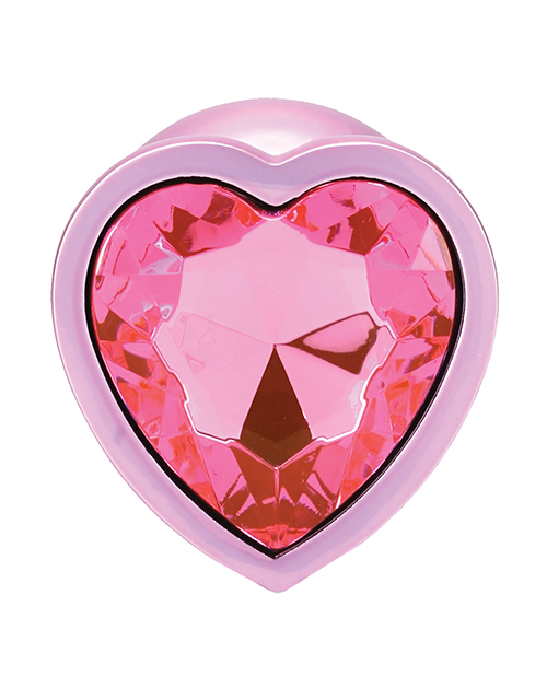 Thumbnail for Booty Bling Jeweled Metal Plug - Large Pink