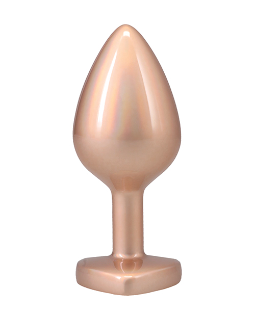 Thumbnail for Booty Bling Jeweled Metal Plug - Medium Gold