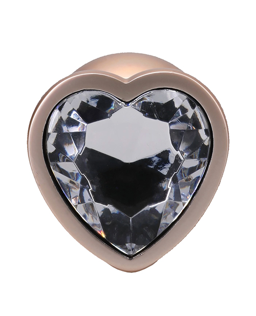 Thumbnail for Booty Bling Jeweled Metal Plug - Large Gold