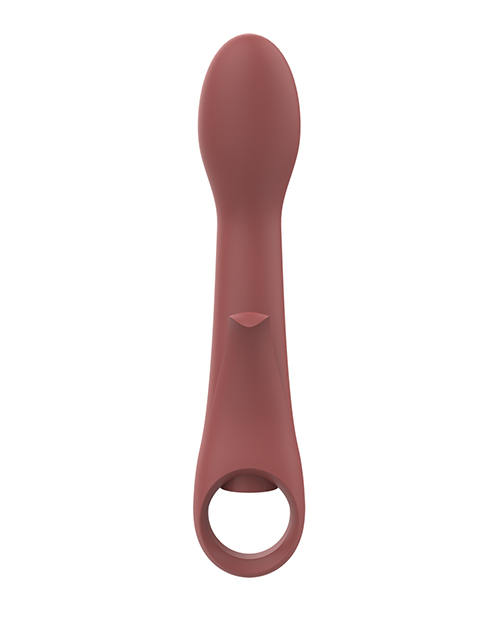 Thumbnail for NUDE Sierra Rechargeable G-Spot Duo Vibrator - Peach