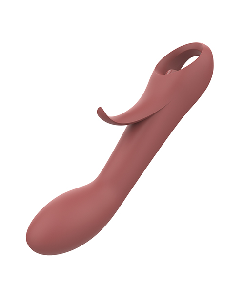 Thumbnail for NUDE Sierra Rechargeable G-Spot Duo Vibrator - Peach