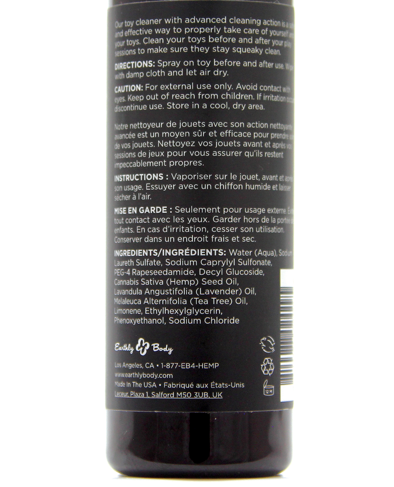 Thumbnail for Earthly Body Hemp Seed Toy Cleaner - 4 oz