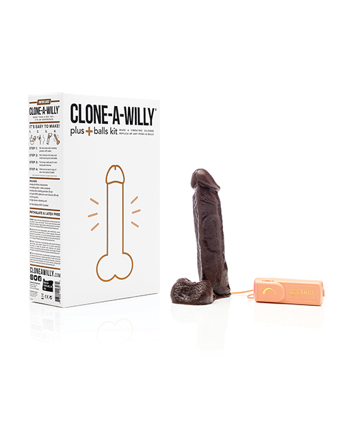 Thumbnail for Clone-A-Willy Plus+ Balls Kit - Deep Skin Tone