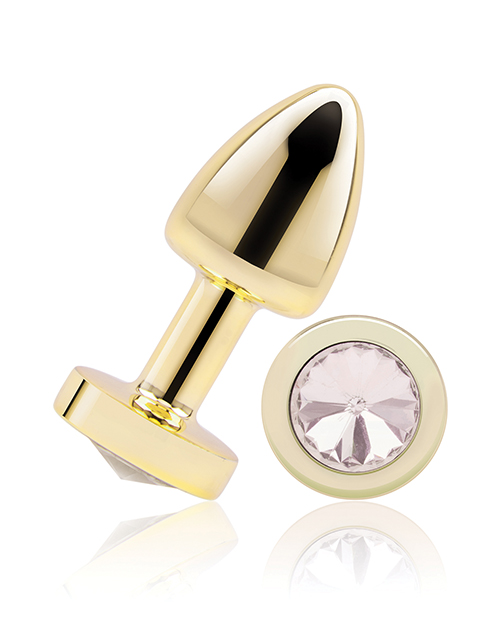 Thumbnail for Gemsations 2&quot; Beginners Bling Bling Metal Butt Plug - Gold