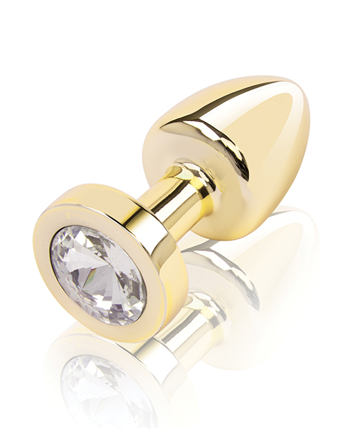 Thumbnail for Gemsations 2&quot; Beginners Bling Bling Metal Butt Plug - Gold
