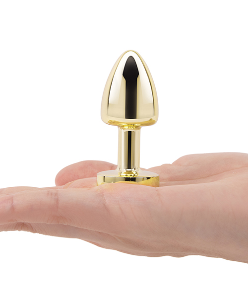 Thumbnail for Gemsations 2&quot; Beginners Bling Bling Metal Butt Plug - Gold
