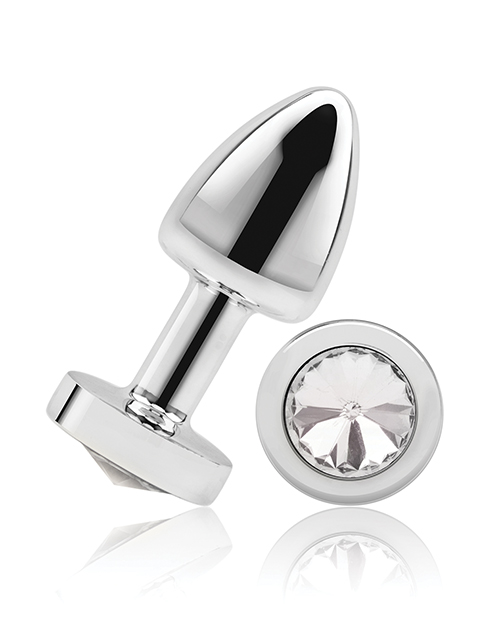 Thumbnail for Gemsations 2&quot; Beginners Bling Bling Metal Butt Plug - Silver