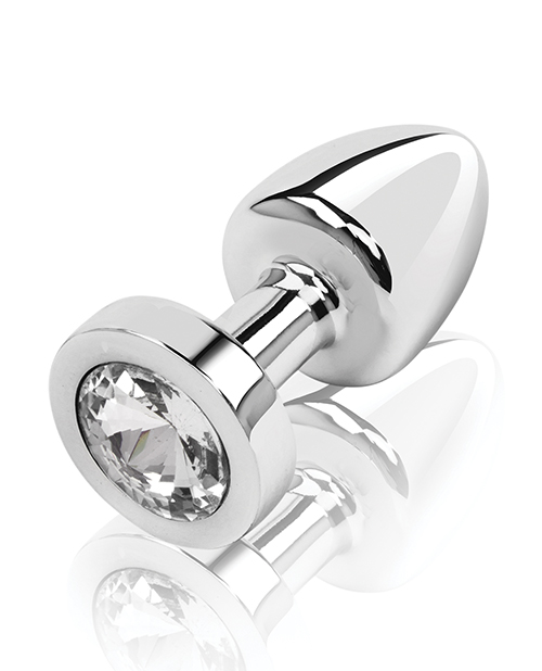 Thumbnail for Gemsations 2&quot; Beginners Bling Bling Metal Butt Plug - Silver