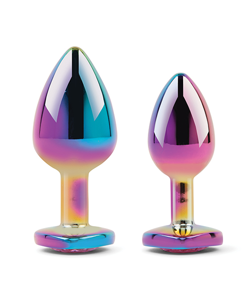 Thumbnail for Gemsations 2 pc 2.75" & 3.25" Chrome Anal Training Set - Rainbow