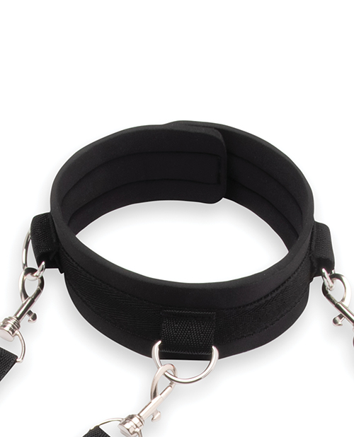 Thumbnail for Lux Fetish Collar &amp; Leash Set w/Removeable Cuffs