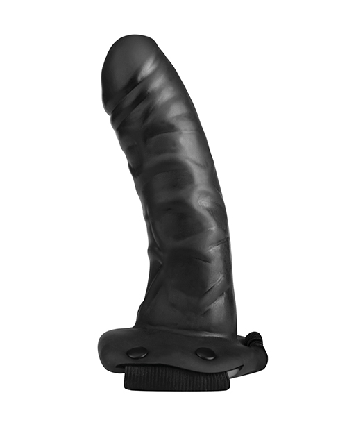 Thumbnail for Lux Fetish Unisex Vibrating Hollow Strap On Dildo