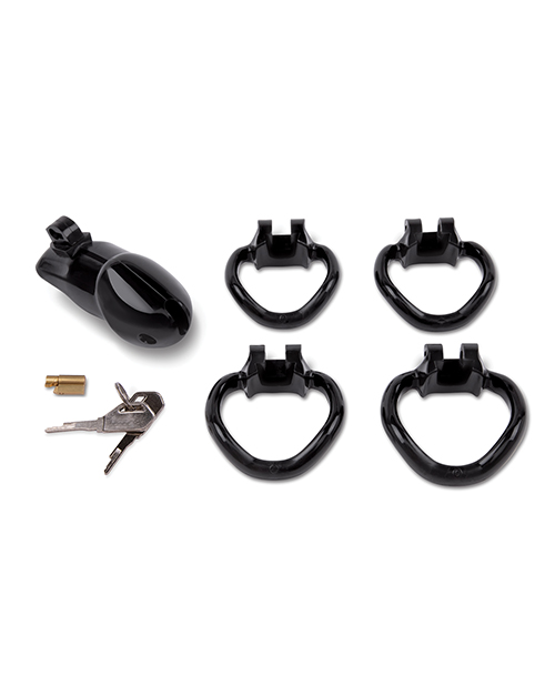 Thumbnail for Lockmaster 4" Resin Cock Cage - Black