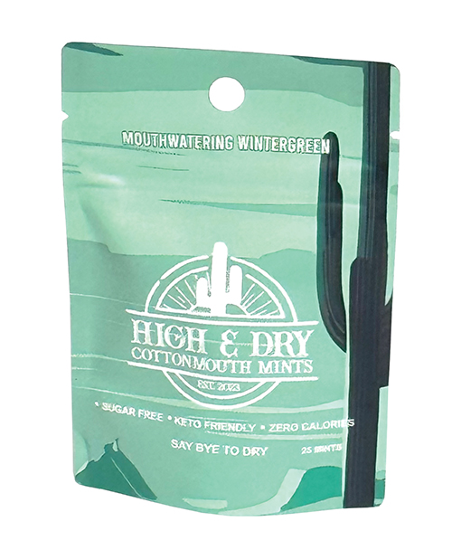 Thumbnail for High & Dry Cottonmouth Mints - Pack of 25 Wintergreen