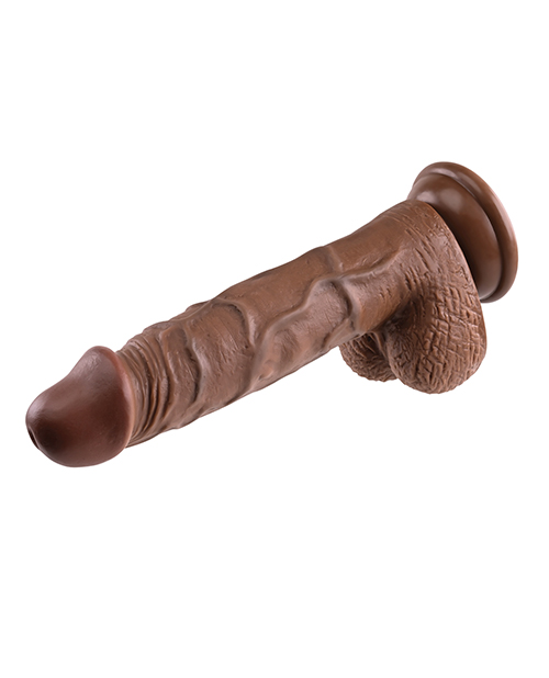 Thumbnail for Evolved 8&quot; Realistic Dildo w/Balls - Dark