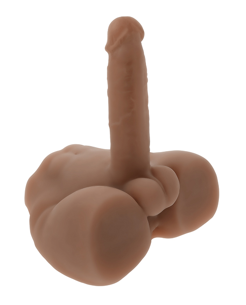 Thumbnail for NO ETA Evolved Easy Rider Thrusting & Vibrating Life-Like Dildo - Dark