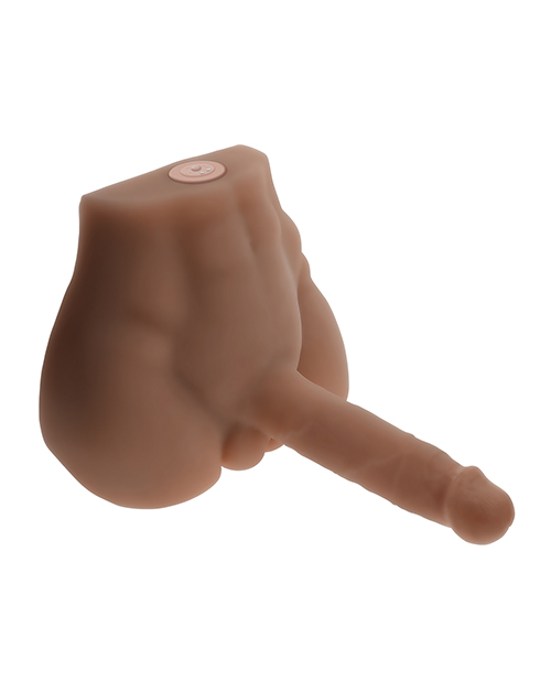 Thumbnail for NO ETA Evolved Easy Rider Thrusting & Vibrating Life-Like Dildo - Dark