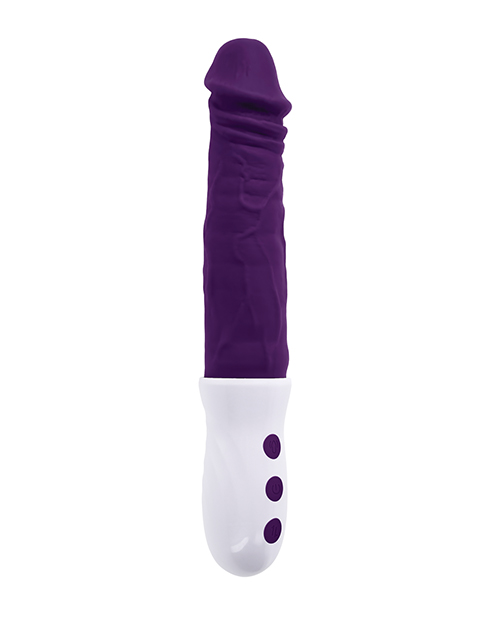 Thumbnail for Evolved Plum Thrust Realistic Shaft Vibrator - Purple