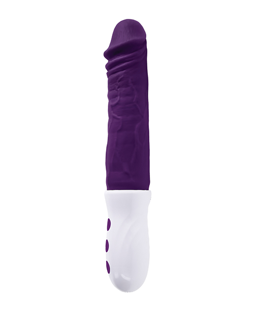 Thumbnail for Evolved Plum Thrust Realistic Shaft Vibrator - Purple