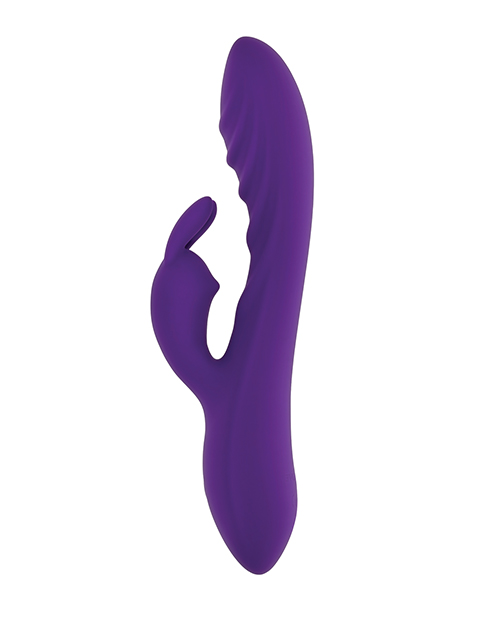 Thumbnail for Evolved Wavy Rabbit Vibrator - Purple
