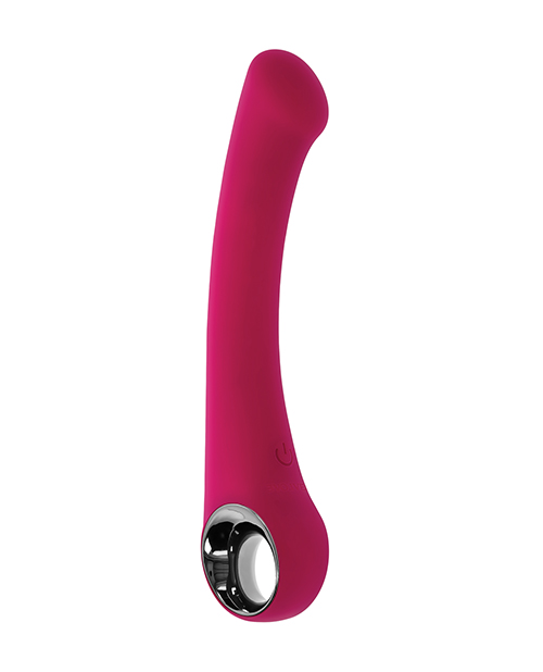 Thumbnail for Evolved Pleasure Curve G-Spot Vibrator - Burgundy