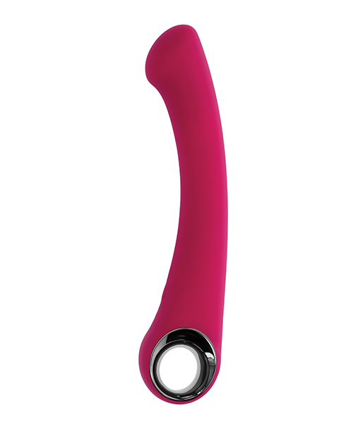 Thumbnail for Evolved Pleasure Curve G-Spot Vibrator - Burgundy